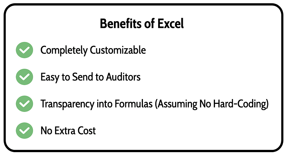 benefits of Excel